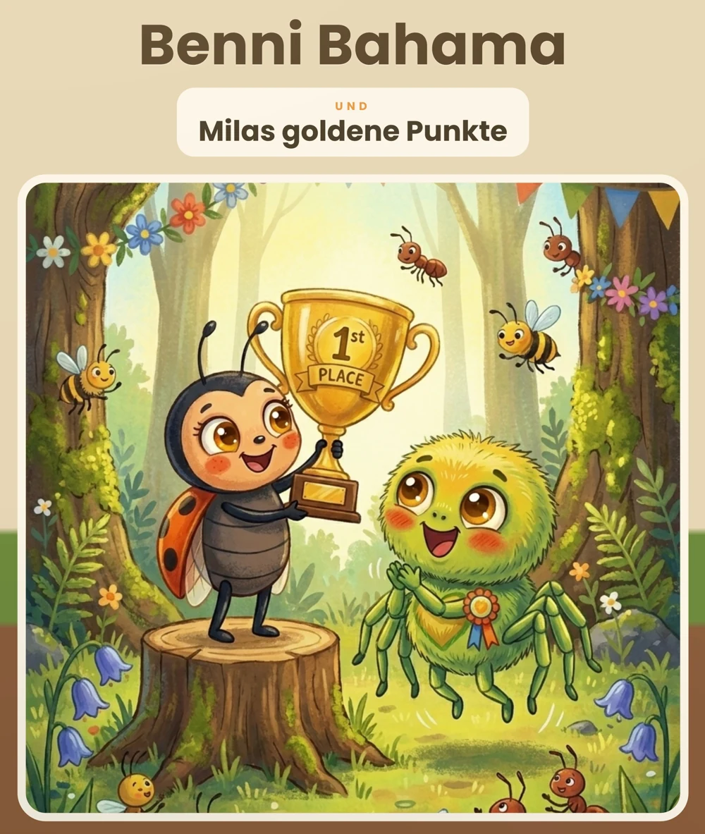 Cover: Benni Bahama und Milas goldene Punkte